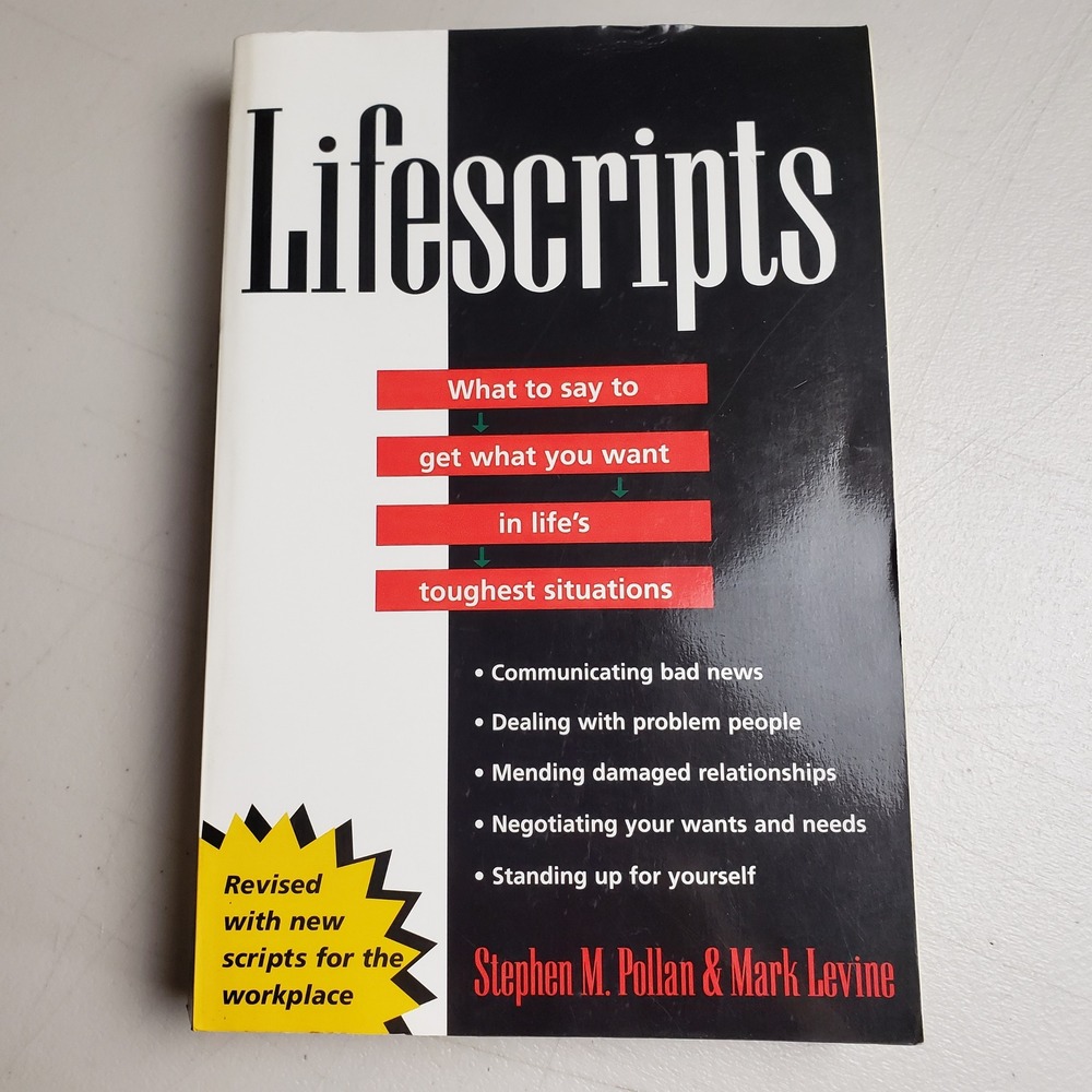 Lifescripts Stephen Pollan Mark Levine Business Communication Self Help 2004
